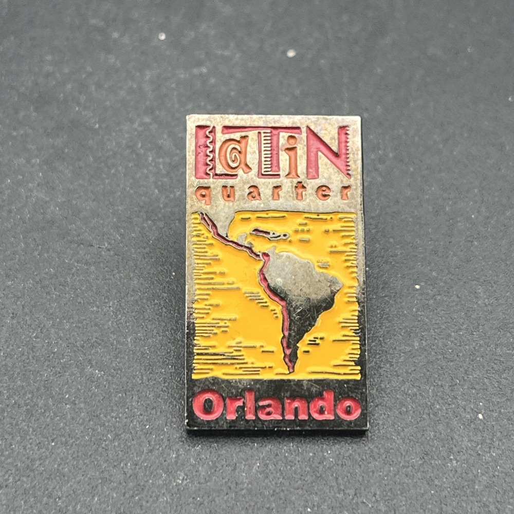 Latin Quarter Orlando Florida South America Lapel Hat Pin